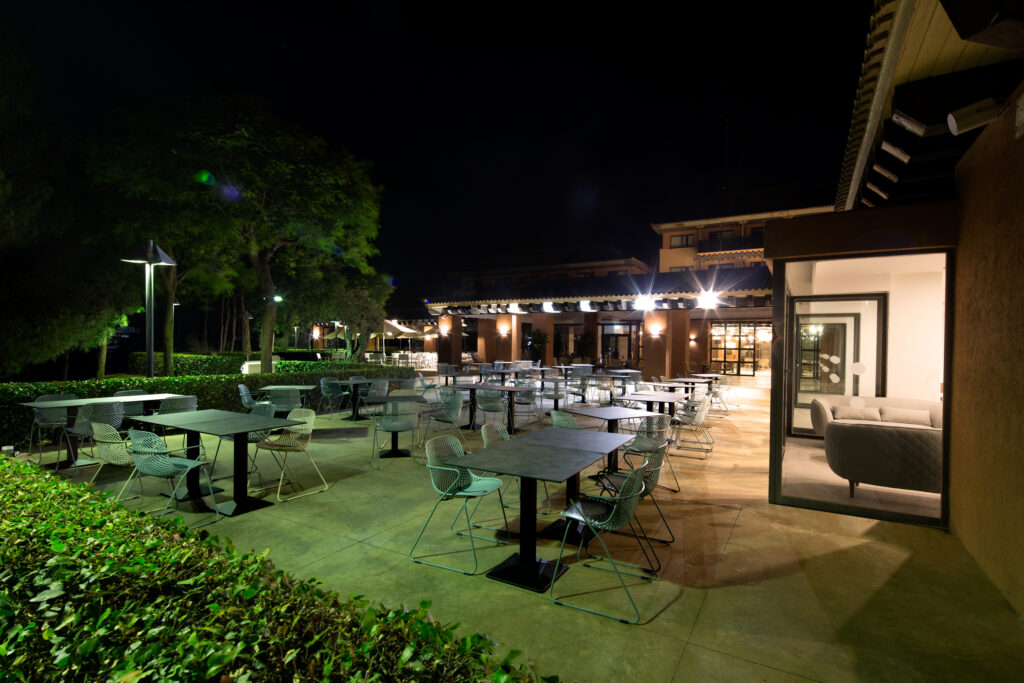 islantilla clubhouse lit up