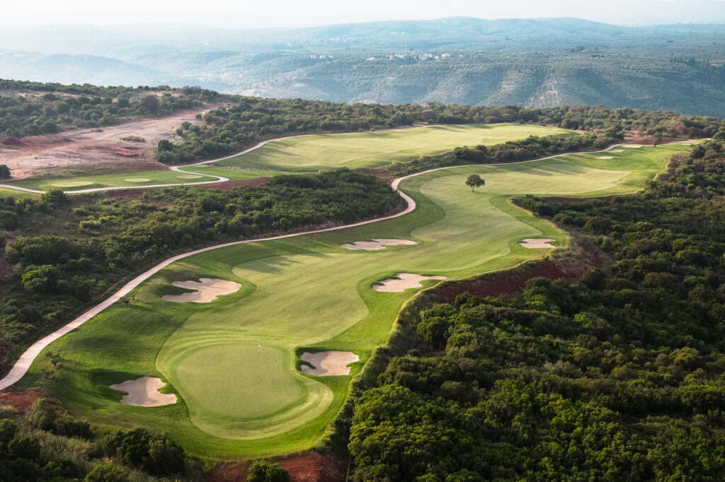 Costa Navarino Hills Course aerial photo