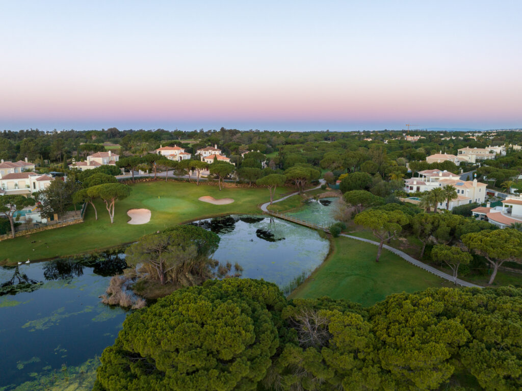 golf course from above